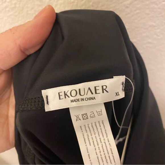 Ekouaer 8.5" Board Shorts High Waisted Swimsuit Bottoms Beach Surf XL NEW - Picture 12 of 12